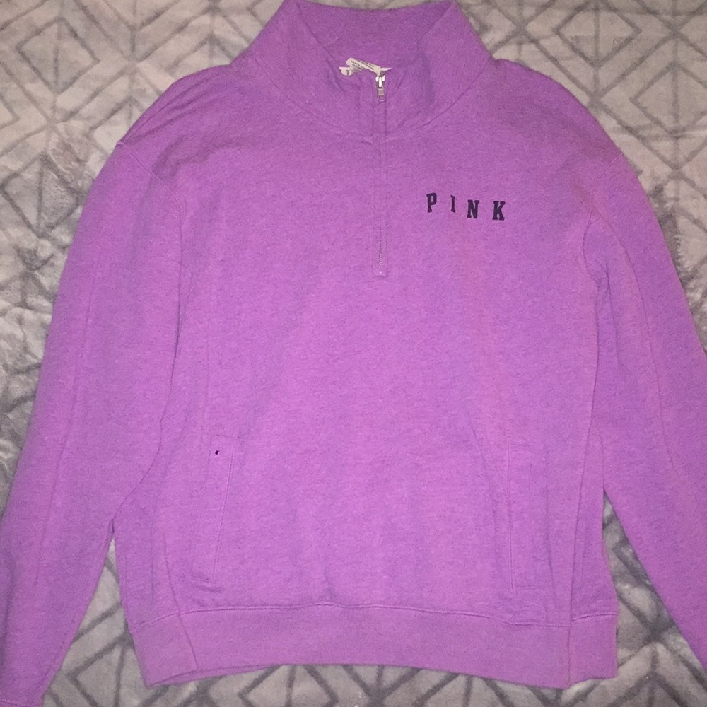 VS Pink crew neck sweatshirt